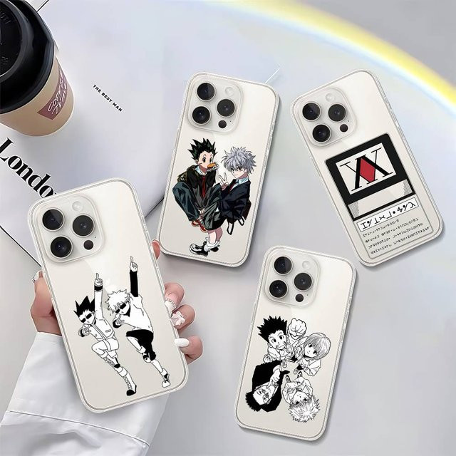 Mesuca Anime Handyhülle für iPhone kompatibel mit iPhone 17 16 15 14 13 12 11 Pro Max und weiteren Modellen, Transparente Abdeckung - Bild 1