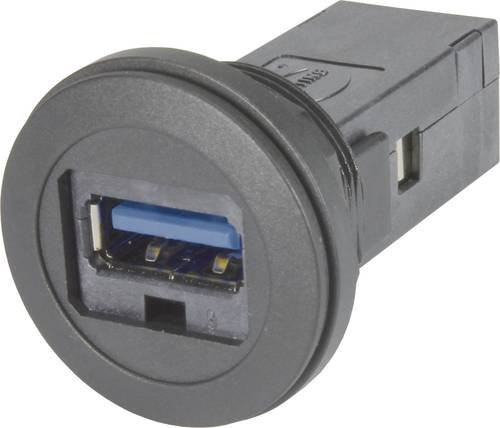 HARTING USB-A Steckverbinder Schwarz 09454521904 - Bild 1