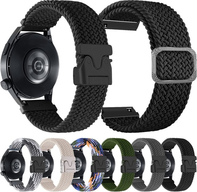 Uhrenarmband Nylon, geflochten, Unisex, 22 mm - Bild 1
