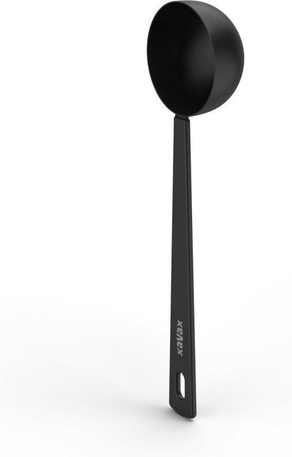 XavaX Kaffeelot aus Edelstahl in Schwarz, 15 ml / 6 g, Länge: 14,5 cm - Bild 1