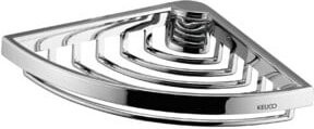 Keuco Eckseifenkorb Schenk in Silber aus Edelstahl mit verdeckter Montage, Breite: 13,9 cm, Höhe: 2,8 cm - Bild 1
