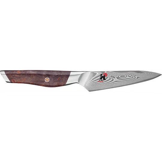 Zwilling Miyabi Iki Shotoh Schälmesser aus Damaststahl mit Holzgriff in Braun - Bild 2