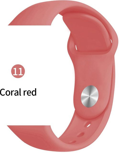 Silikonarmband für Apple Watch, braun, Unisex - Bild 1