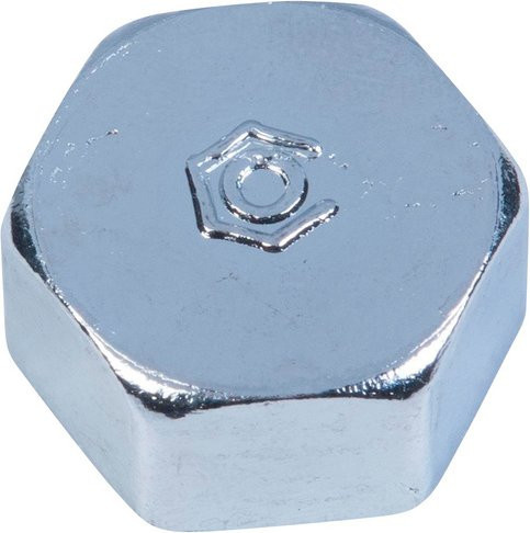 Cornat Kappe aus Messing mit Innengewinde 1/2 Zoll in Silber - Bild 1