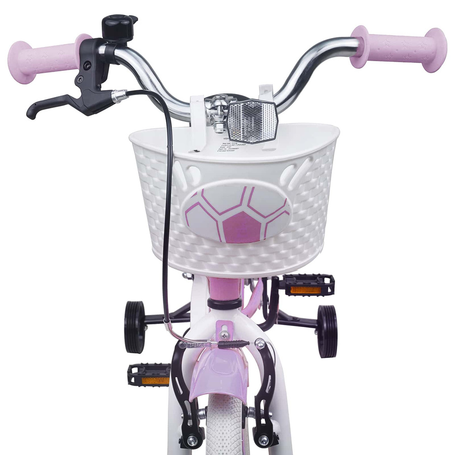 VD Home Furnishing Kinderfahrrad 14 Zoll Lila für Alter 3-5 - Bild 1
