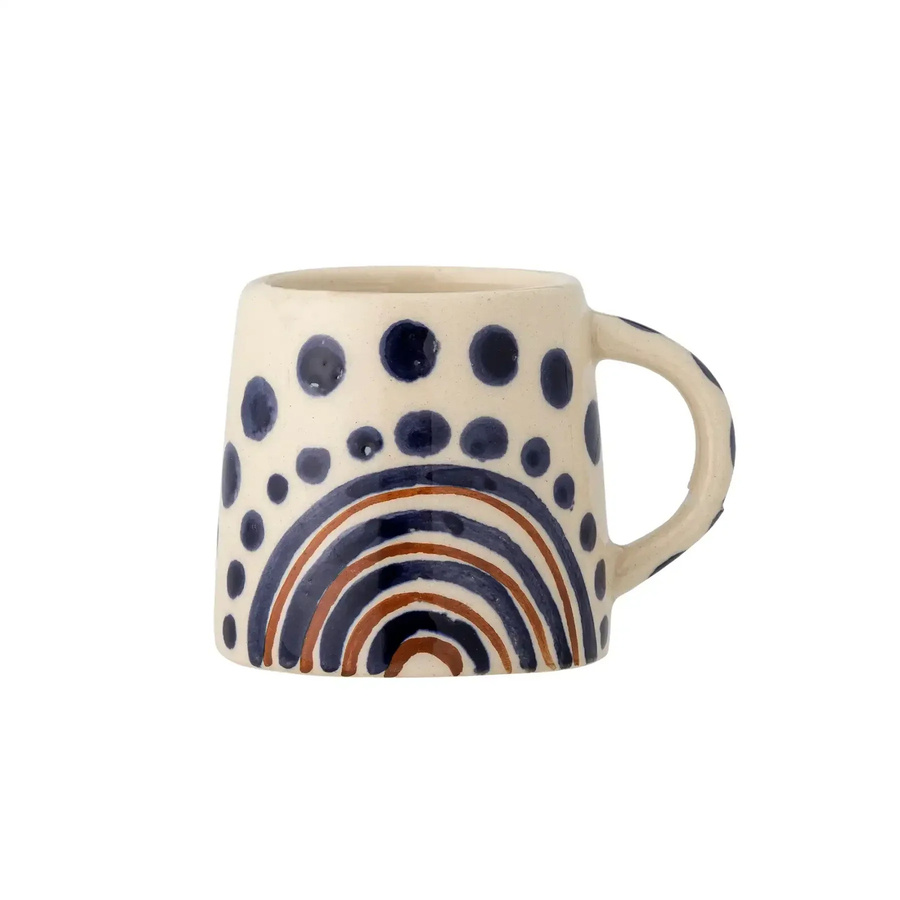 Bloomingville Espressotasse Shama aus Steingut, mehrfarbig, 50 ml - Bild 1