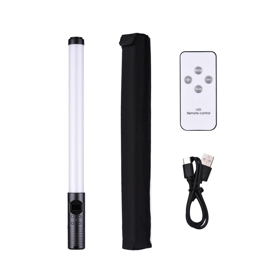 Andoer Handheld RGB LED Lichtstab 20W Buntes Fotolicht Schwarz mit Farbtemperatur 3000K-6500K - Bild 6