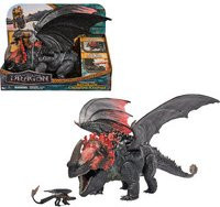 Spin Master Drachenzähmen leicht gemacht, Roter Tod-Drachenfigur & Mini Ohnezahn, Spielfigur - Bild 1