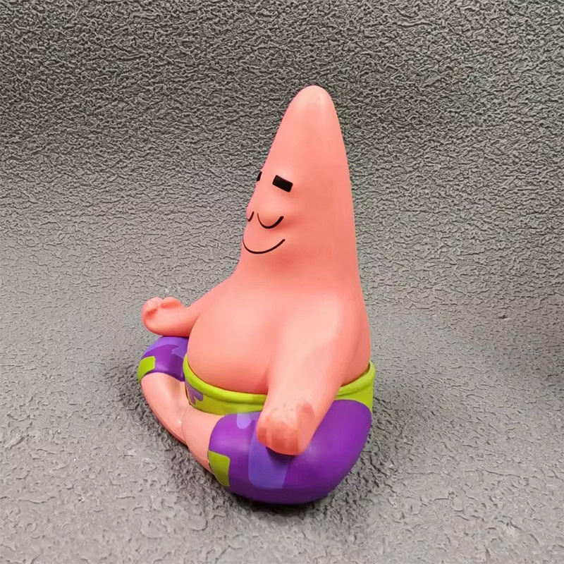Bandai SpongeBob Patrick Star Figur, Sitzende Figur, 7cm, Rosa / Pink - Bild 4