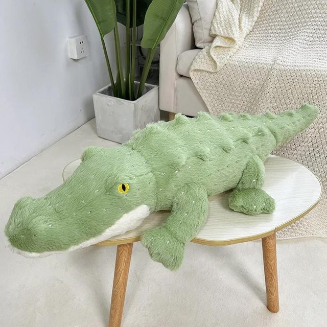Yiran Health & Beauty Krokodil Plüschtier, Grün, 50cm - Bild 1