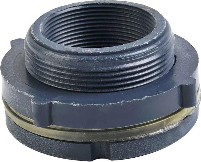 Schottverschraubung aus schwarzem PVC-Kunststoff von Industrial Commercial Giants, 2 inch - Bild 1