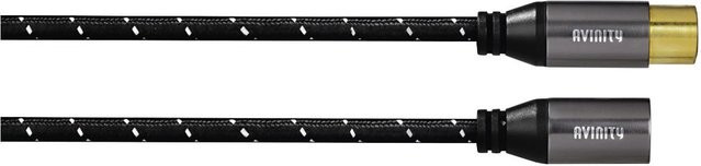 AVinity XLR-Kabel mit XLR-Stecker und XLR-Kupplung in Anthrazit, Länge: 1,5 m - Bild 1