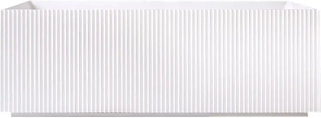 360Home Freistehende Acryl Badewanne Rechteckig mit LED in Weiß B: 150 cm, H: 75 cm, T: 58 cm - Bild 1
