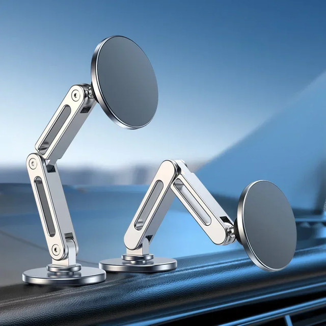 Opansten Universal Magnetische Smartphone Halterung mit Saugnapf für Dashboard, Desktop oder Wand, Farbe: Silber - Bild 1