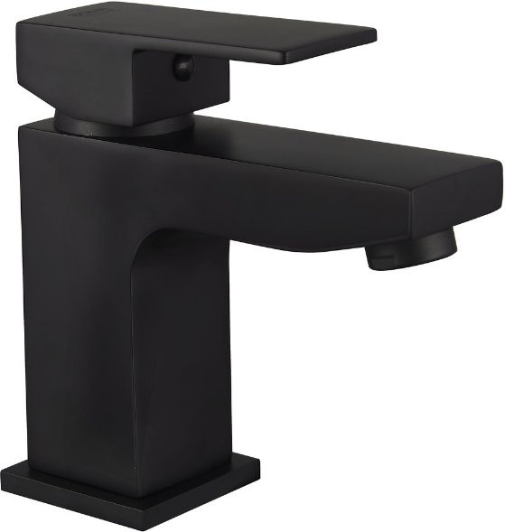 Home Deluxe Waschtischarmatur AQUATIC aus Messing in Matt Schwarz - Bild 1
