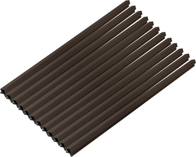 HOME DELUXE WPC Eckprofil SANO für Fassadenverkleidung DUVAR, 12er Set, Nussbaum - Bild 1