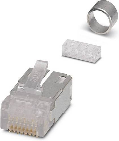 Phoenix Contact 1688573 Sensor-Aktor-Datensteckverbinder Stecker gerade mit 8 Polen in transparent - Bild 1