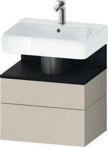 Duravit Waschtischunterschrank Qatego in Weiß, B/T/H: 59 x 47 x 59 cm - Bild 1