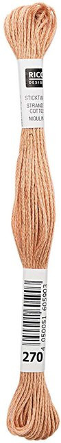 Rico Design Sticktwist 8m in Karamell aus Baumwolle - Bild 1