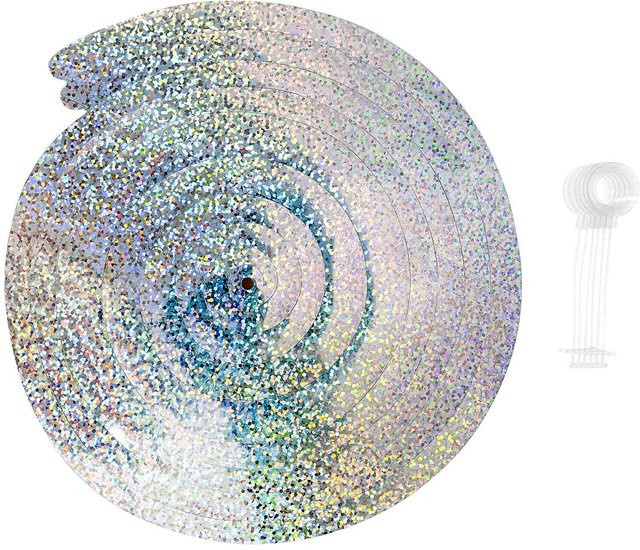 Rico Design Spiralluftschlangen Holographisch-Weiß, 6 Stück, Länge: 60 cm - Bild 1