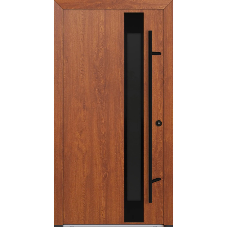 FM Türen Innenbeschläge Set AS68 Modell 34 Goldene Eiche Rechts, B: 110 cm, H: 210 cm - Bild 2