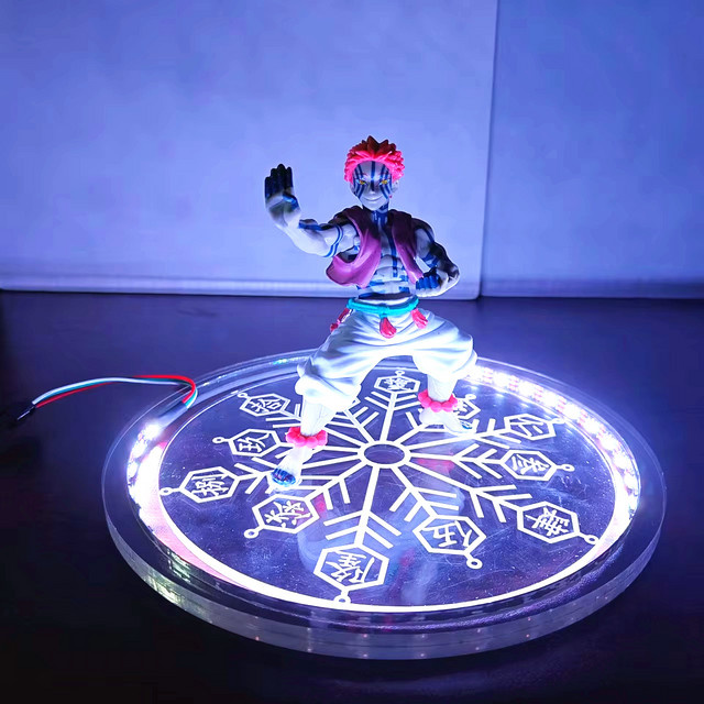 Bandai Kimetsu no Yaiba Akaza Kompass Nadel, Actionfiguren Modell Figur, LED Lampe, DIY Modell - Bild 1
