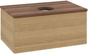 V&B Waschtischunterschrank Antao mit Frontstruktur in Honey Oak - Bild 1