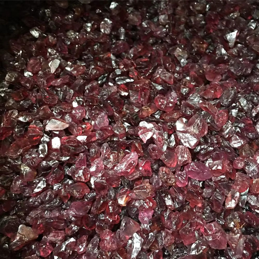 Sisterstone Natürliche Granat Trommelsteine in Rot, 30 g Organische Mineralkristalle zur Dekoration für Garten und Aquarium - Bild 5