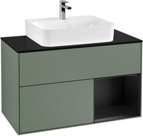 V&B Waschtischunterschrank Finion 100 Wandbeleuchtung in lackierter Ausführung B/T/H: 100 x 50,1 x 50,1 cm - Bild 1