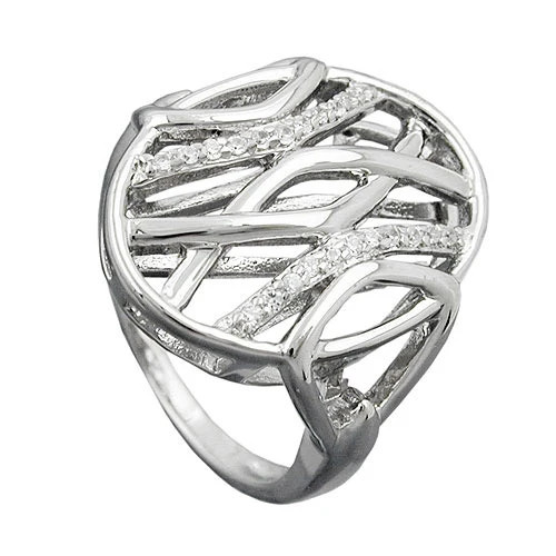 SIGO Ring 925 Silber, Zirkonia, Größe 62 - Bild 1