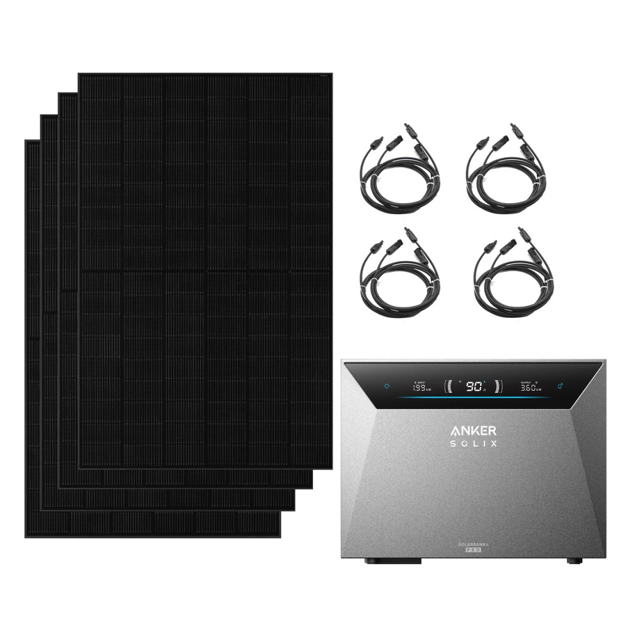 Anker SOLIX Solarbank 4 E5000 Pro mit 2000W bifazialen Solarmodulen in Schwarz/Grau ohne Erweiterungsakku - Bild 2