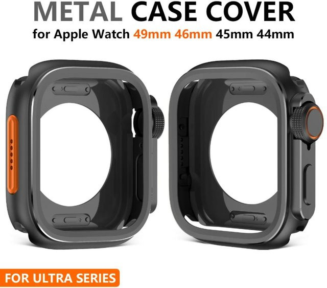 FancyWrist Metallrahmengehäuse für Apple Watch, Edelstahl, Unisex - Bild 1