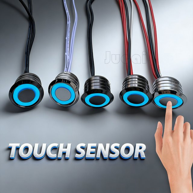 IKSLED LED-Dimmer mit Touch-Sensor-Steuerung und Tastenbedienung in Silber für 5V, 12V oder 24V LED-Streifen mit stufenloser Dimmung und dualer Speicherfunktion - Bild 1