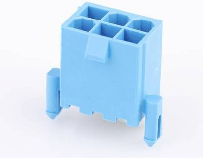 Molex Stiftgehäuse-Kabel 1724479602 in Blau aus Kunststoff - Bild 1