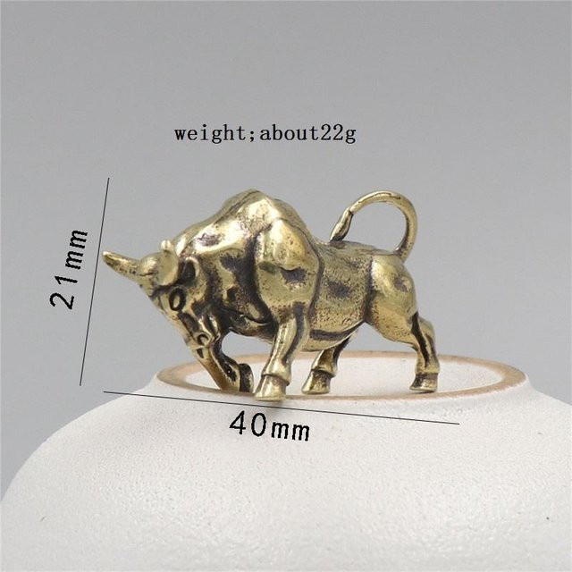 Schlüsselanhänger Messing, Stierkampf Figur, Unisex, gray - Bild 1