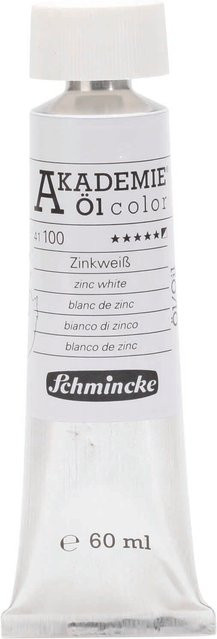 Schmincke Akademie Ölfarbe Zinkweiß 60 ml - Bild 1