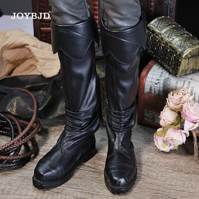 JOYBJD Bjd Puppenschuhe, Lederstiefel, Schwarz, Zubehör - Bild 1