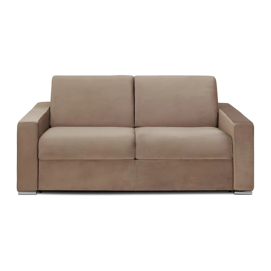 Vente-unique Schlafsofa Calito in Beige mit Stoffbezug und Schaumstoffpolsterung, Breite: 194 cm - Bild 2