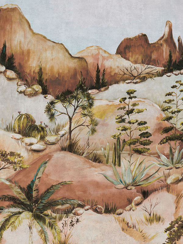 Eijffinger Tapete Savanna Earth Tones in Braun im Retro-Stil aus Vlies - Bild 2