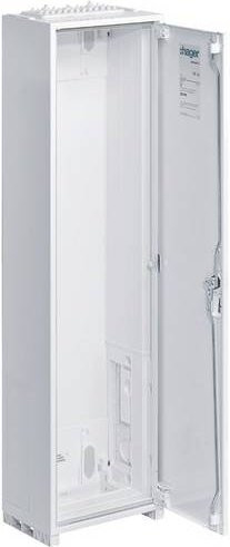 Hager ZB31W Zählerschrank Aufputz aus Stahl in Weiß, B/T/H: 110,0 x 30,0 x 20,5 cm - Bild 1