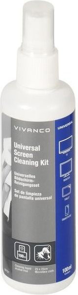 Vivanco Universelles Bildschirm Reinigungsset in Weiß, 100 ml - Bild 1