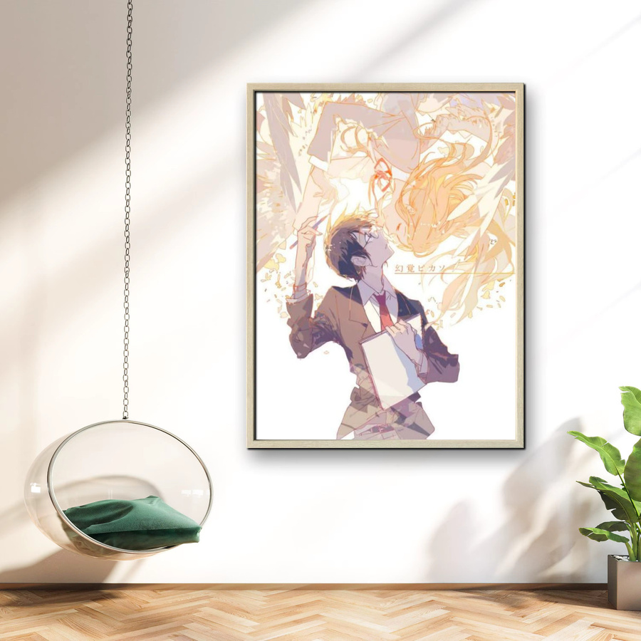 Potdemiel April Is Your Lie 5D DIY Diamant-Stickerei Campus Love Anime mit runden Steinen, Multicolor, B: 40 cm, H: 30 cm - Bild 2