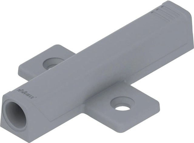 Blum Kreuz-Adapterplatte Tip On 956A1501 Langversion in Platingrau matt - Bild 1
