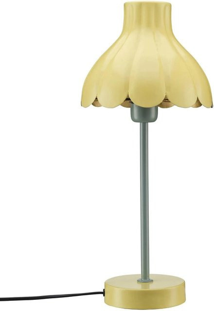 PR Home Wera Tischleuchte aus Metall in Gelb, B/T/H: 20 x 20 x 47 cm - Bild 1