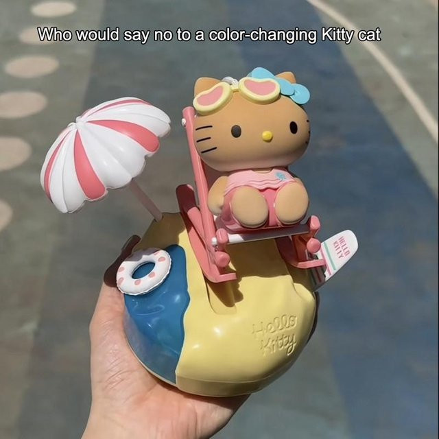 Sanrio Schlüsselanhänger Hello Kitty, Kunststoff, Mädchen, brown - Bild 1
