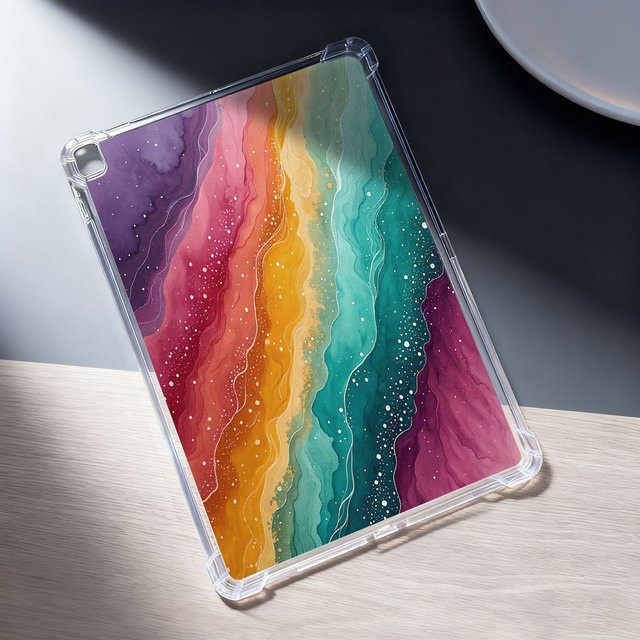 Silikon Tablet Hülle für Apple iPad und iPad Air in Multicolor - Bild 1