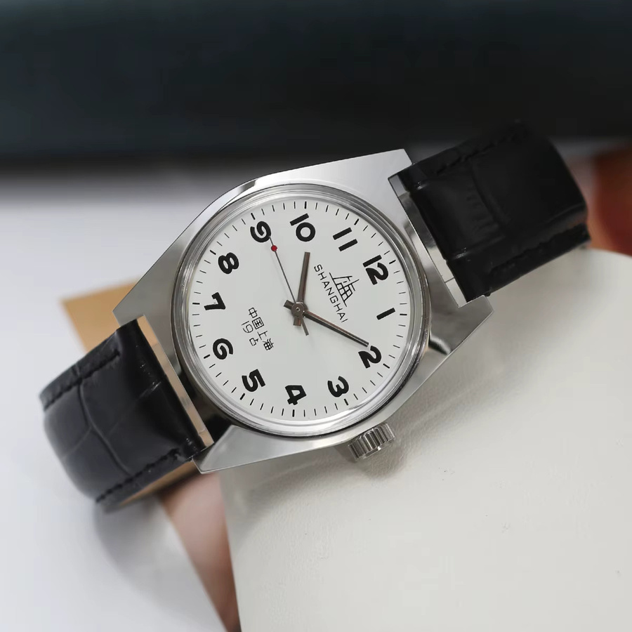 HEIMDALLR Pilotenuhr, Handaufzug, Edelstahl, 36 mm, Leder, Herren - Bild 5