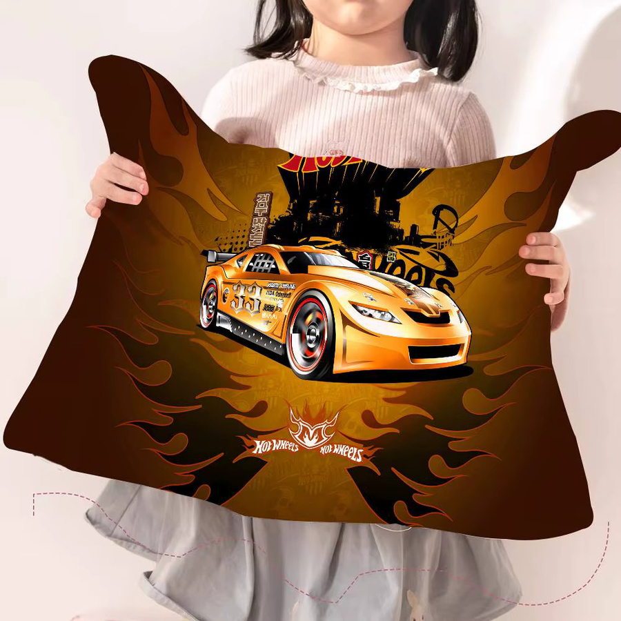 H-Hot W-Wheels Kissenbezüge aus Polyester, übergroß und verdickt, mehrfarbig, schweißabsorbierend und rutschfest - Bild 2