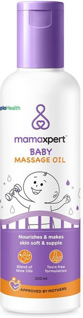 Cipla Health Mamaxpert Baby-Massageöl, 200 ml, Kinder - Bild 1