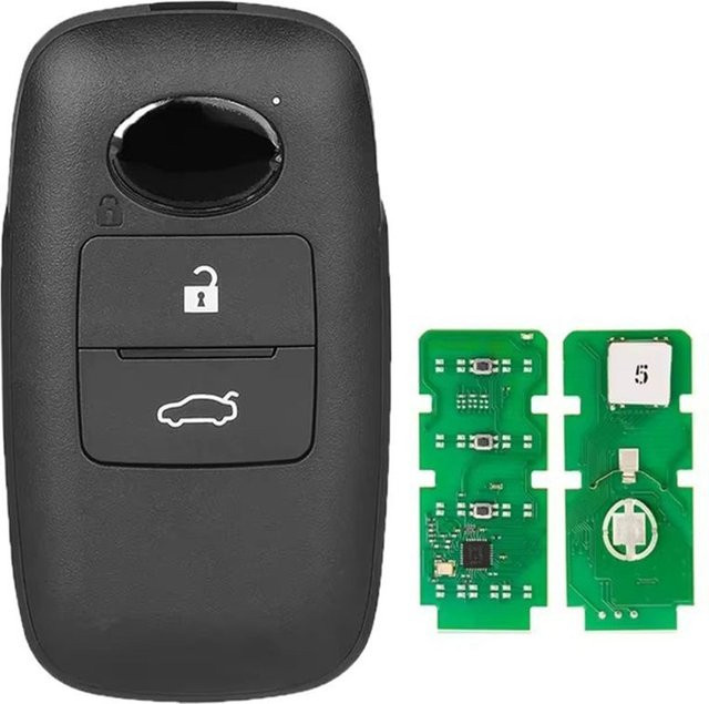 Well Smart Remote Autoschlüssel für Toyota, 434MHz, 4A, Schwarz - Bild 1